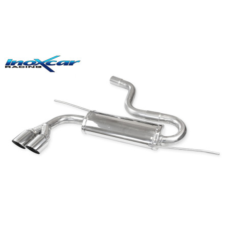 Posteriore con uscita 2 x diam. 80 RACING AUDI A3 - 2005 160CV S3 (type 8P) SB (Cod. I-OVAU.13.RA)
