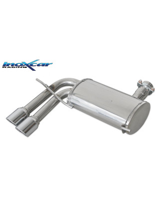 Posteriore con uscita 2 x diam. 80 X-RACE AUDI A3 - 2003 140CV S3 (type 8P) SB (Cod. I-OVAU.24.XR80)