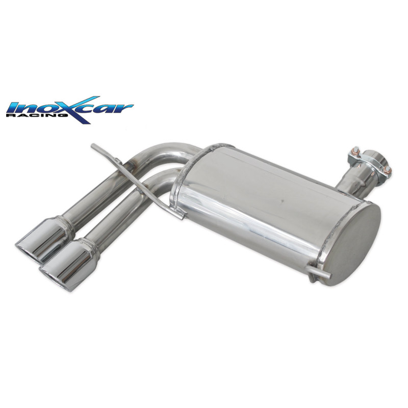 Posteriore con uscita 2 x diam. 80 X-RACE AUDI A3 - 2003 140CV S3 (type 8P) SB (Cod. I-OVAU.24.XR80)