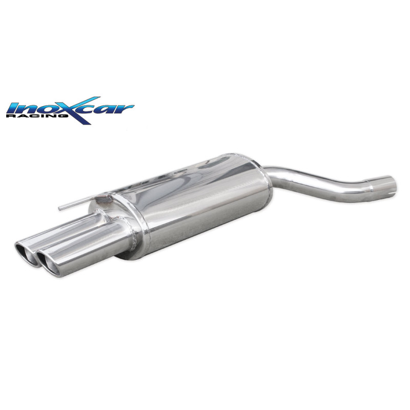 Posteriore con uscita 2 x ovale 90x70 mm BMW E46 320D - 1999 150CV SERIE 3 (Cod. I-OVBM.07.90)