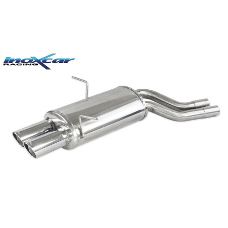 Posteriore con uscita 2 x diam. 80 X-RACE BMW E46 320I - 1998 150CV SERIE 3 (Cod. I-OVBM.08.XR80)