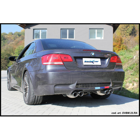 Posteriore con uscita 2 x diam. 76 X-RACE DX+SX BMW E92 SERIE 3 M3 CABRIO 4.0 V8 2007- - 2007 (Cod. 