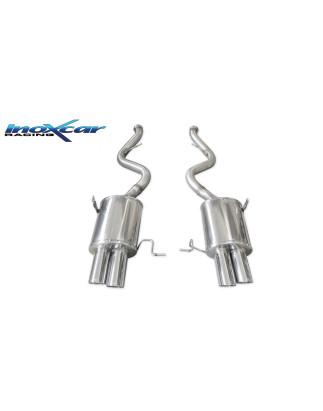 Posteriore con uscita 2 x diam. 76 X-RACE DX+SX BMW E92 SERIE3 M3 COUPE 4.0 V8 2007- - 2007 SERIE 3 