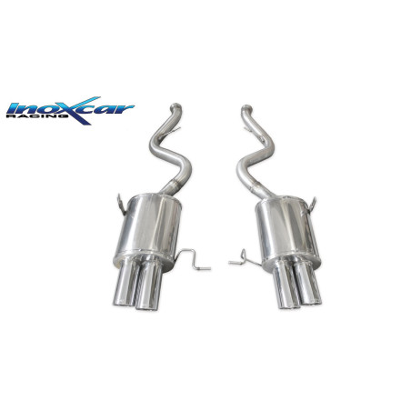 Posteriore con uscita 2 x diam. 76 X-RACE DX+SX BMW E92 SERIE3 M3 COUPE 4.0 V8 2007- - 2007 SERIE 3 