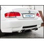 Posteriore con uscita 2 x diam. 76 X-RACE DX+SX BMW E92 SERIE3 M3 COUPE 4.0 V8 2007- - 2007 SERIE 3 