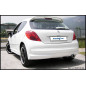 Posteriore con uscita singola ovale 120x80 mm PEUGEOT 207 1.6 16V THP - 2006 150CV (Cod. I-PE207.03.