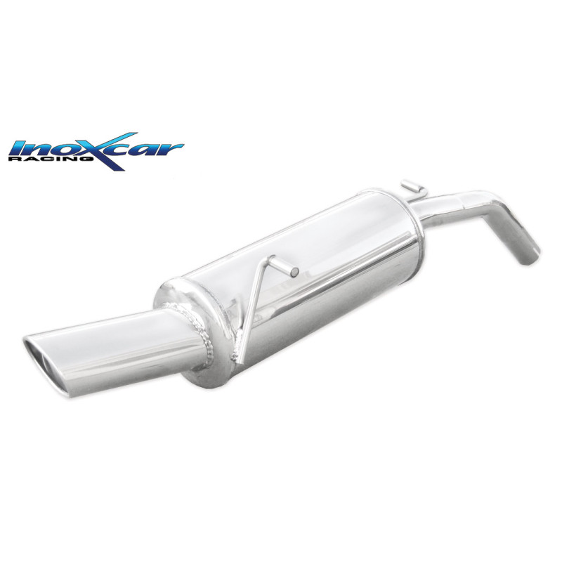 Posteriore con uscita singola ovale 120x80 mm PEUGEOT 207 HDI 1.6 16V - 2006 110CV (Cod. I-PE207.06.