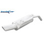 Posteriore con uscita singola ovale 120x80 mm PEUGEOT 207 HDI 1.6 16V - 2006 110CV (Cod. I-PE207.06.