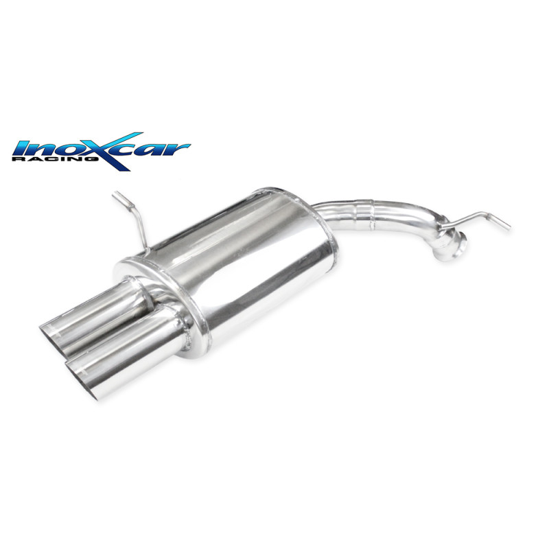 Posteriore con uscita 2 x diam. 80 RACING PEUGEOT 407 2.7 24V HDI - 2006 204CV (Cod. I-PE407.01.RA) Posteriore con uscita 2 x diam. 80 RACING PEUGEOT 407 2.7 24V HDI - 2006 204CV (Cod. I-PE407.01.RA)