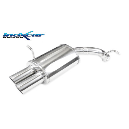 Posteriore con uscita 2 x diam. 80 RACING PEUGEOT 407 2.7 24V HDI - 2006 204CV (Cod. I-PE407.01.RA)