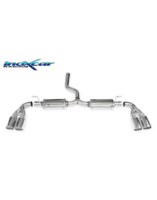 Posteriore con uscita 2 x diam. 90 X-RACE DX+SX - 2010 245CV Porsche CAYENNE (Cod. I-POCAY.03.XR90)