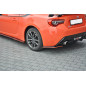 Splitters posteriori laterali V.2 Toyota GT86 Facelift  (Cod. M-TO-GT86-1F-RSD1RRED+RSD1G)