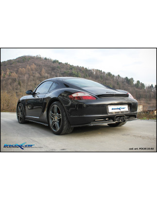 Catalizzatori sportivi 200 CPSI dx+sx + Posteriore silenziato con uscita centrale 2 x diam. 90 RACIN