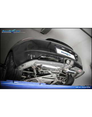 Catalizzatori sportivi 200 CPSI dx+sx + Posteriore silenziato con uscita centrale 2 x diam. 90 RACIN