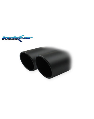 Posteriore con uscita 2 x diam. 90 X-RACE BLACK MATT DX+SX PORSCHE PANAMERA 4S 4.8 8V - 2009 400CV (