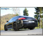 Posteriore con uscita 2 x diam. 90 X-RACE BLACK MATT DX+SX PORSCHE PANAMERA 4S 4.8 8V - 2009 400CV (