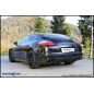Posteriore con uscita 2 x diam. 90 X-RACE BLACK MATT DX+SX PORSCHE PANAMERA 4S 4.8 8V - 2009 400CV (