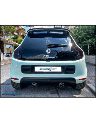 Posteriore con uscita diam. 80 RACING DX+SX RENAULT TWINGO III 900 TCe - 2018-2019 (Cod. I-RETW.09.R