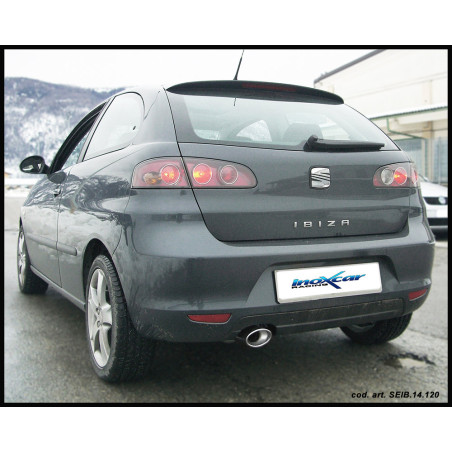 Posteriore con uscita singola diam. 102 SEAT IBIZA - 2002-2006 75CV (type 6L) (Cod. I-SEIB.14.102)