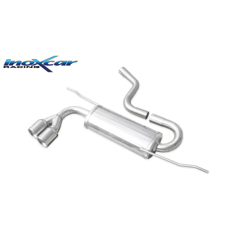 Posteriore con uscita 2 x diam.80 SEAT LEON - 2005 105CV (type 1P) (Cod. I-SELE.11.80) Posteriore con uscita 2 x diam.80 SEAT LEON - 2005 105CV (type 1P) (Cod. I-SELE.11.80)