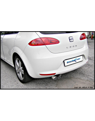 Posteriore con uscita 2 x diam.80 SEAT LEON - 2005 125CV (type 1P) (Cod. I-SELE.17.80)
