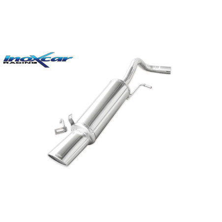 Posteriore con uscita singola ovale 120x80 mm SKODA FABIA (type 6Y) (Cod. I-SKFA.02.120 )