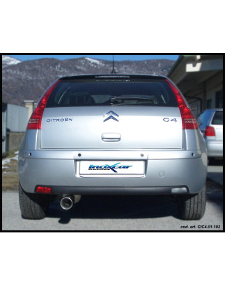 Tubo centrale con silenziatore CITROEN C4 1.6 16V - 2005 110CV (Cod. I-TCC4S)