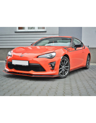 SPLITTER ANTERIORE V.4 Toyota GT86 Facelift  (Cod. M-TO-GT86-1F-FD3RRED+FD3G)