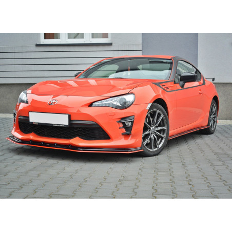 SPLITTER ANTERIORE V.4 Toyota GT86 Facelift  (Cod. M-TO-GT86-1F-FD3RRED+FD3G)
