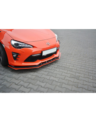 SPLITTER ANTERIORE V.4 Toyota GT86 Facelift  (Cod. M-TO-GT86-1F-FD3RRED+FD3G)