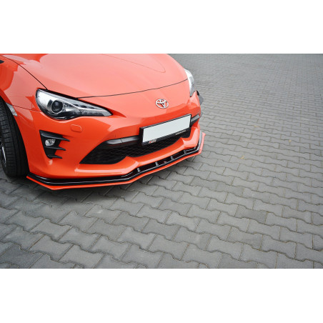 SPLITTER ANTERIORE V.4 Toyota GT86 Facelift  (Cod. M-TO-GT86-1F-FD3RRED+FD3G)