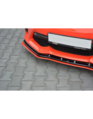 SPLITTER ANTERIORE V.4 Toyota GT86 Facelift  (Cod. M-TO-GT86-1F-FD3RRED+FD3G)