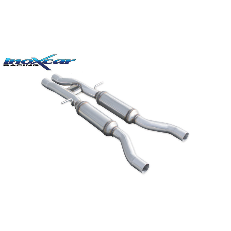 Tubo centrale con silenziatore AUDI A6 - 2008-2010 580CV (type 4F) (Cod. I-TCSA6)
