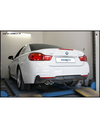 Tubo centrale silenziato BMW F33 SERIE 4 428I X-DRIVE CABRIO 2.0 - 2015 245CV (Cod. I-TCSBMF33)