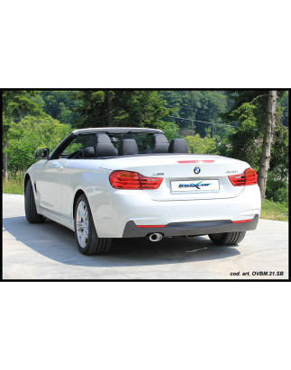 Tubo centrale silenziato BMW F33 SERIE 4 428I X-DRIVE CABRIO 2.0 - 2015 245CV (Cod. I-TCSBMF33)
