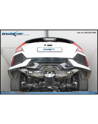 Tubo centrale silenziato - 2018-2020 182CV Honda CIVIC (Cod. I-TCSCIVIC.04)
