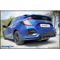 Tubo centrale silenziato - 2021 182CV Honda CIVIC (Cod. I-TCSCIVIC.05)