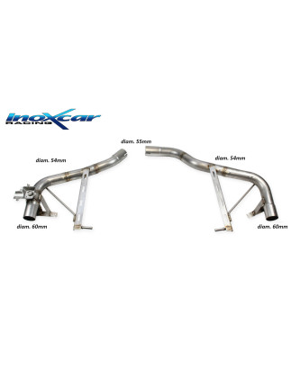 Posteriore senza silenziatore DX+SX + Valvola con montaggio motorino elettrico di serie - 2022 265CV