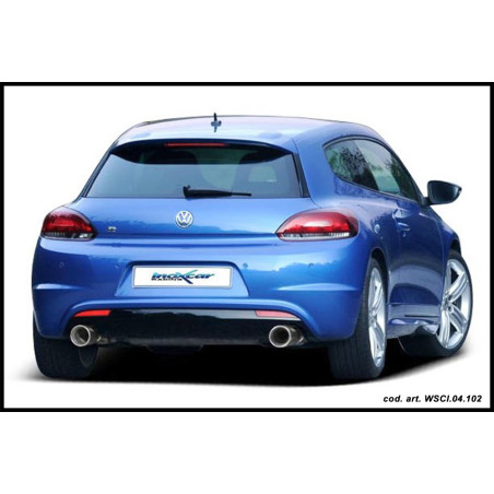 Posteriore con uscita singola diam.80 DX+SX VOLKSWAGEN SCIROCCO 2.0R TFSI - 2010 265CV (Cod. I-WSCI.