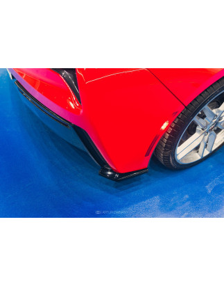 Splitters posteriori laterali Chevrolet Corvette Stingray C7 (Cod. M-CH-CO-C7-RSD1G)