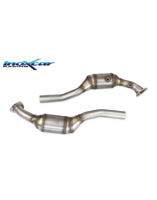 Tubi sostituzione catalizzatori con metallici sportivi 200 CPSI - 2004-2008 Porsche 911 (Cod. I-AF99
