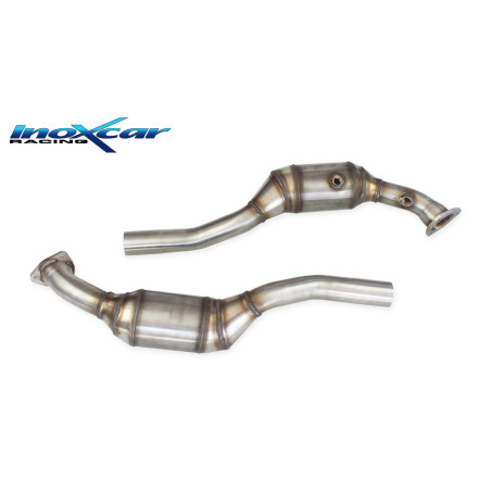 Tubi sostituzione catalizzatori con metallici sportivi 200 CPSI - 2004-2008 Porsche 911 (Cod. I-AF99