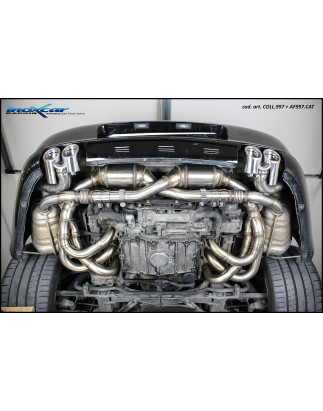 Tubi sostituzione catalizzatori con metallici sportivi 200 CPSI - 2004-2008 Porsche 911 (Cod. I-AF99