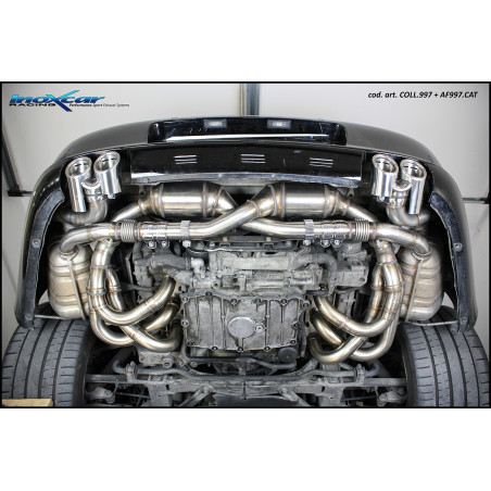 Tubi sostituzione catalizzatori con metallici sportivi 200 CPSI - 2004-2008 Porsche 911 (Cod. I-AF99