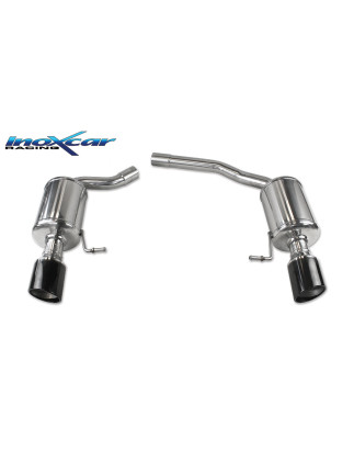 Posteriore con uscita diam. 100 X-RACE Black Edition DX+SX AUDI A5 QUATTRO 2.7 TDI - 2007-2011 190CV