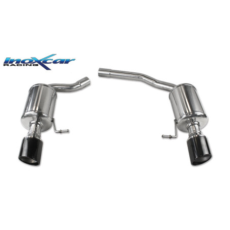 Posteriore con uscita diam. 100 X-RACE Black Edition DX+SX AUDI A5 QUATTRO 2.7 TDI - 2007-2011 190CV