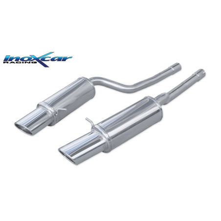 Posteriore con uscita singola ovale 150x105 mm DX+SX AUDI A6 - 2002-2004 450CV (type 4B) (Cod. I-AUA