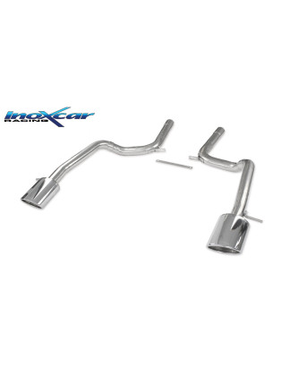 Posteriore senza silenziatore con uscita singola ovale 150x105 OBLIQUO DX+SX AUDI A6 - 2008-2010 580