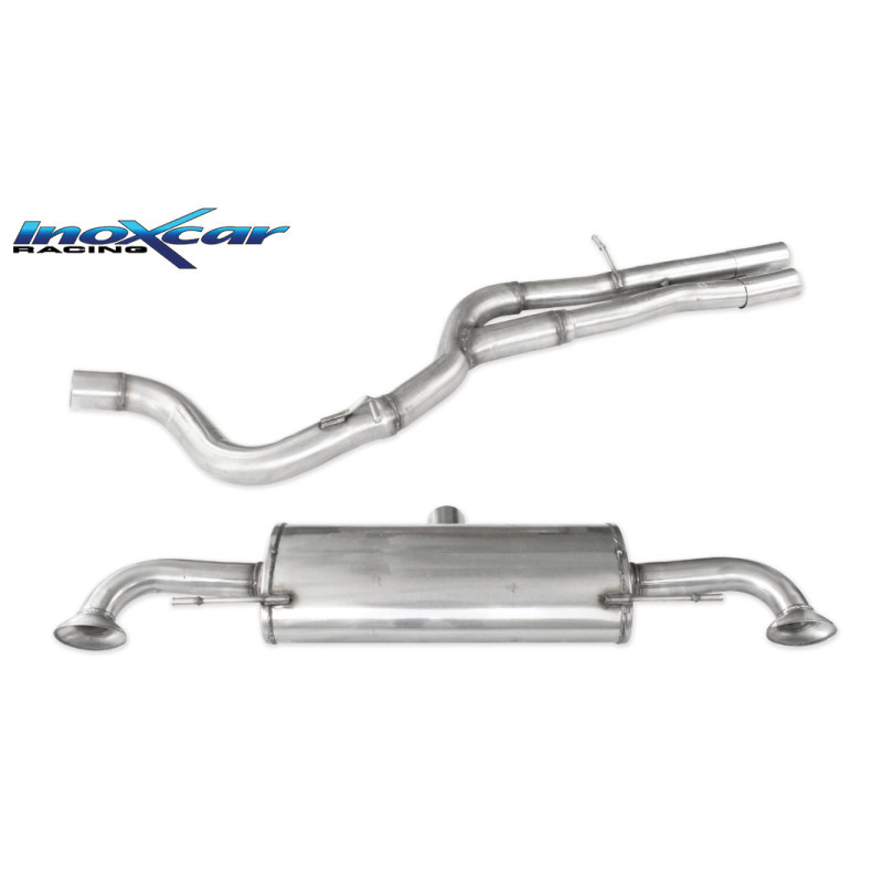 Posteriore con uscita DX+SX AUDI TT - 2006 340CV (type 8J) (Cod. I-AUTT.05)