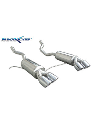 Posteriore con uscita 2 x diam. 80 X-RACE DX+SX BMW X5 - 2001 218CV (type E53) (Cod. I-BMX5.02.XR80)